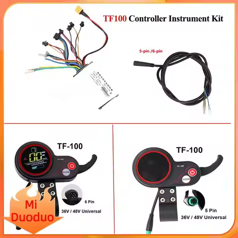 For Kugoo Kukirin M4 /M4 Pro Electric Scooter Part5Pin 6Pin48V 36 16A20A Controller And TF-100 Throt