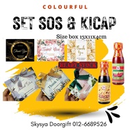 DOORGIFT SOS CILI/ KICAP 150gm / 170gm (BRAND HAJI )WEDDING DOORGIFT GOODIES KOTAK MURAH