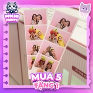[Print From 5 Photos] Photostrip 5x15cm, 10x15 Print on demand, Print photobooth Michi Prints Photo 