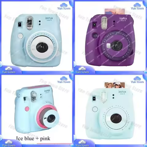 For Fuji Instax Mini 9 Mini 7 Mini 8 Disposable Instant Camera Photo Printer for Shooting and Printi