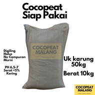Cocopeat Planting Media - Cocopeat 50 kg Sack Packaging - Pure Cocopeat Planting Media