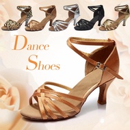 Women's 7cm professional Latin dance shoes Beige Color 40 default