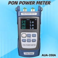 AUA-350A เครื่องทดสอบสายไฟเบอร์ออปติคอล (พอร์ต APC)/350U (พอร์ต UPC) (อุปกรณ์เสริม) PON Power Meter 1310/1490/1550nm Fttx/ont/olt เครื่องมือทดสอบการสื่อสารด้วยแสง