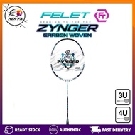 FELET Carbon Woven Zynger 4U Badminton Racket MAX TENSION 36LBS Badminton Master Series
