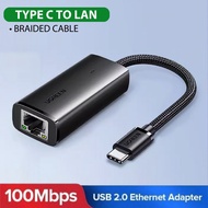 Ethernet Adapter Ugreen Type C to Ethernet Lan 2.0 100Mbps