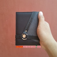 A6 BLACK Canvas Mushaf Al Quran Translation Cordova A6 Canvas syaamil quran