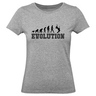 Rockstar Evolution Ladies T-Shirt Funny Guitarist Musician Evolution Ladies Top
