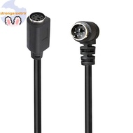 Strongaroetrtr DIN 6-Pin Adapter Male To Female Cable Data Cable For /2 For Mouse Keyboard Monitor I