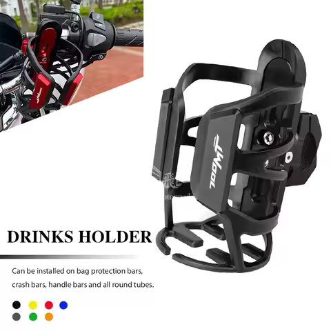 New Motorcycle Accessories CNC Water Bottle Drink Cup Holder Stand Mount For CFMOTO 700MT MT-700 700