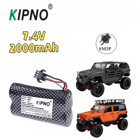 7.4V 5000mah Battery Charger MN82 Remote Control Car Battery MN128 MN78 LC79 for Watch Gesture Sensi