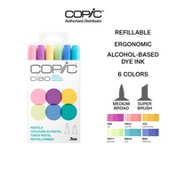Copic Ciao Marker 6 Colors Pastels Copic Marker