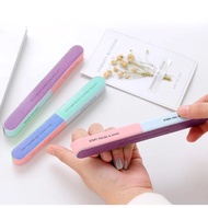 Seven-Sided Frosted Manicure File Strip Grinding Stick Sand Sander Tool Rubbing Knife Polishing
