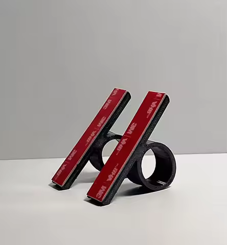 2PCS Number Plate Clips Car Number Plate Holders For Audi Honeycomb Grills Push & Lock & Removable A