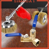 [Simhoa1] Hose Splitter 2 Way Heavy Duty Tap Adaptor Outdoor Y Valve Water Tap Splitter Garden Hose 