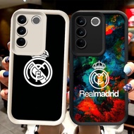 R80 Real-Madrid Casing for VIVO V29E Y81 Y81s V29 Pro Y100 Black and White