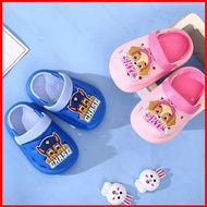 Ere1 PAW Patrol Ryder Chase Children Slippers Marshall Skye New Cartoon Cute Hole Shoes Soft soled slippers