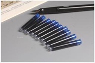【禾洛書屋】鋼筆卡式墨水管10入/50入〈藍色/3.4mm口徑〉(德國LAMY/英雄359適用)墨囊/鋼筆筆芯/鋼筆墨水