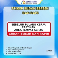 / PAYMENT STICKERS WORK RULES STICKERS / STICKERS BEFORE HOME WORK ON THE SPOT CAREFULLY!!!...(AB 10