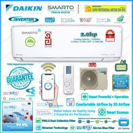 Save4.0 ((Pwp Install)) Daikin SMARTO Premium Inverter Aircond FTKH50BV1MF & RKU50BV1M(WiFi) Smart C