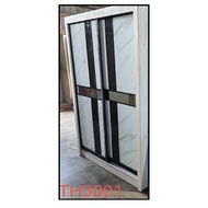 🔥Sales promotion🔥4 FT Sliding Wardrobe / 4 Kaki Almari Baju Sliding Door 2 Sliding Doors - 4ft x 6ft