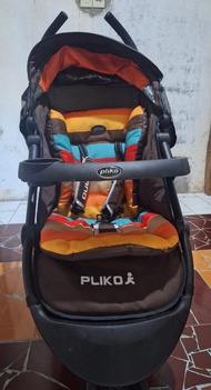 Stroller Bayi Pliko Milano Bekas, Masih Baik, Ada Sobekan Sedikit di Bagian Belakang kain (Lihat di 