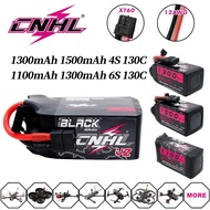 CNHL 4S 6S 130C Lipo Battery Lighter Version 1100mAh 1300mAh 1500mAh XT60 CNHL-B - for FPV Racing RC