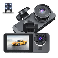 A2 Triple Lens Car Dash Camera Driving Recorder