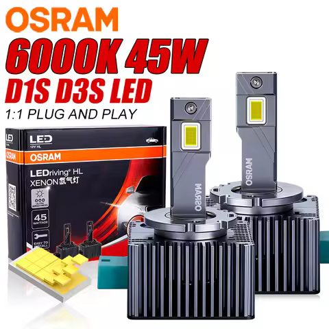 OSRAM Original D3S D1S LED CANbus Car Headlight Bulb D1S HID Xenon Lamps Retrofit Kits 45W 90W 1:1 P