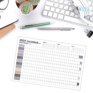 Will 2024 Full Year to View Calendar 356 Days Wall Calendar Home Office Work Organiser Planner for H