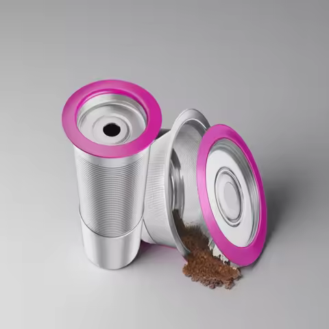 2 Pack Stainless Steel Reusable Coffee Filter for Keurig 1.0 2.0 K Cup Pods Compatible Reusable K Cu