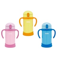 THERMOS FHV-350 Stainless Steel Children's Learning Cup (Removable Handle) With Spare Straw FHV-350