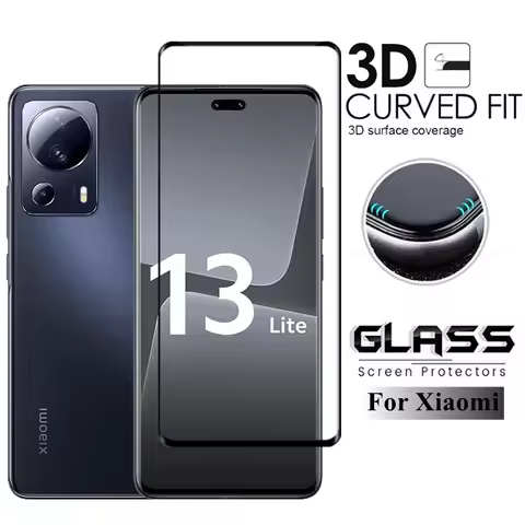 Full Cover Glass For Xiaomi 13 Lite Screen Protector For Xiaomi 13 Lite Tempered Glass Protective Ph