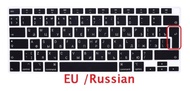 Nga cho Macbook Air 13 2020 M1 chip a2337 Nga EU Bàn phím Hoa Kỳ Bìa silicon mềm cho Macbook Air 13