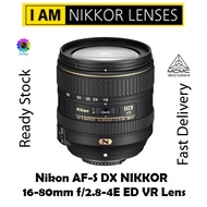 Nikon AF-S DX NIKKOR 16-80mm f/2.8-4E ED VR Lens (New Set)