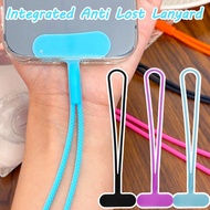New Durable Silicone Integrated Anti-lost Bag Keychains Hanging Rope Portable Multiple Colors DIY Mo