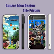 Casing For iPhone X XS MAX XR 13 Pro 7 8 Plus A Minecraft Movie BOX05 Phone Case Square Edge