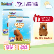 [Combo of 2] CapyCapy Diaper Pants Super Thin 12h Absorbent, Spill-Proof Leak-Guard, For Babies 6-35