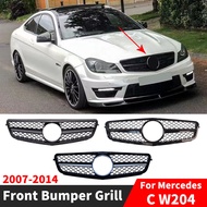 Perfect Match Front Hood Bumper Grille Racing Grill For Mercedes Benz C W204 C43 2007-2014 AMG Style