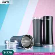 X&W Stainless Steel Drinking Bottle TS-770 Vacuum Flask One Click Tumbler Keep Hot & Cold Double Wal