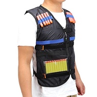 Yosoo Kids Elite Tactical Vest with 20 Pcs Soft Foam Darts for Nerf Gun N-strike Elite Series (Not I