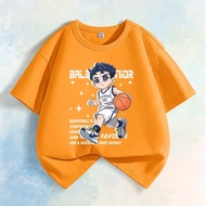 [110cm-160cm] Children Fashion Clothing Boy T-Shirt Boy T-Shirt Baby Clothing Short-Sleeved Color T-