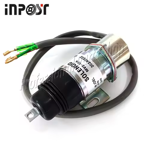 For Isuzu Engine Stop Solenoid 1pc New 12V MV2-17A Shutoff Solenoid Valve 1819100520 1-81910-052-0 Z