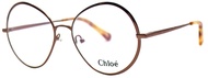 Chloe Ladies Brown Round Eyeglass Frames CE2161 210 56
