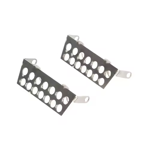 2Pcs Metal Front and Rear Chassis Armor Protector for MN128 MN86S MN86KS MN86 MN86K MN G500 1/12 RC 