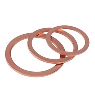 (-LJX)Copper flat gasket, marine watch flat gasket, sealing gasket, pure copper metal screw flat gas
