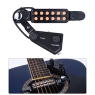 TaffSTUDIO 12 Hole Acoustic guitar Pickup with Tone Volume Control guitar - P-011 - Black