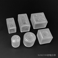 6mm-50mm Transparent Shape Furniture foot rack leg cover silicone protection felt pad table chair le