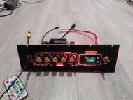 ชุดเพลท AS21P โม ไม่ย้ายสาย วัดแบตดิจิตอลมีไฟled มีusb แอมป์กำลังขับ 1200วัตต์