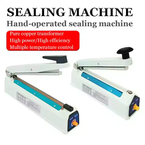White Hand-operated Sealing Machine Can Seal Non-woven Fabric Masks, Mooncakes, Nougat, Tea Packagin
