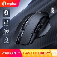 Inphic A1 Wireless Mouse Bluetooth+2.4G Rechargeable Silent Ergonomics Optical Mice